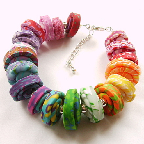 Hot sale Colorful Polymer Clay European Beads
